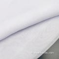 Tissus de robe en mousseline de soie 100% polyester blanc